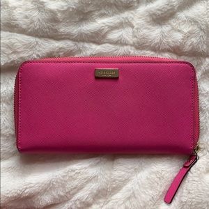 Magenta kate spade wallet